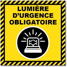 lumière d'urgence jaune